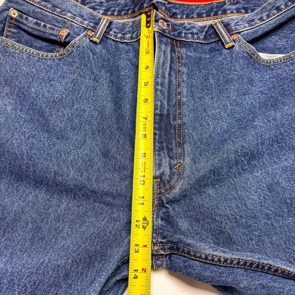 Levis 550‎ Jeans Mens 42x30 Blue Relaxed Fit Tapered Leg Denim Workwear Outdoor